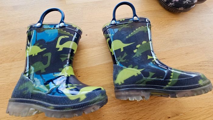 Belles bottes de pluie clignotent T 22