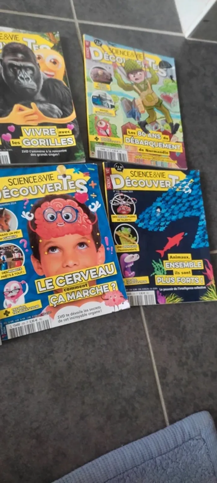 Lot 10 magazine enfants sciences et vie et découvertes - photo numéro 6
