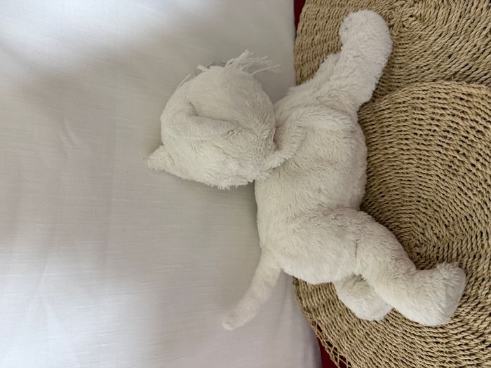 IKEA. Doudou peluche CHIEN blanc - photo numéro 4