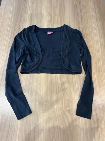 Gilet court noir taille 16 ans