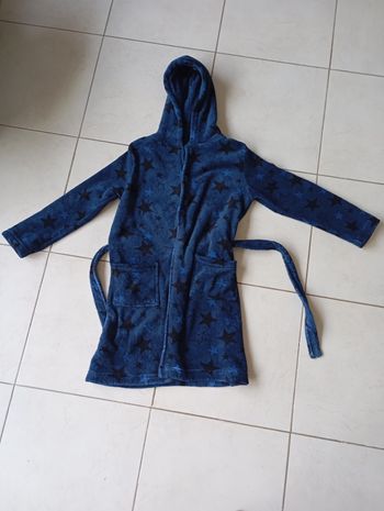 Peignoir robe de chambre à  capuche 11-12 ans