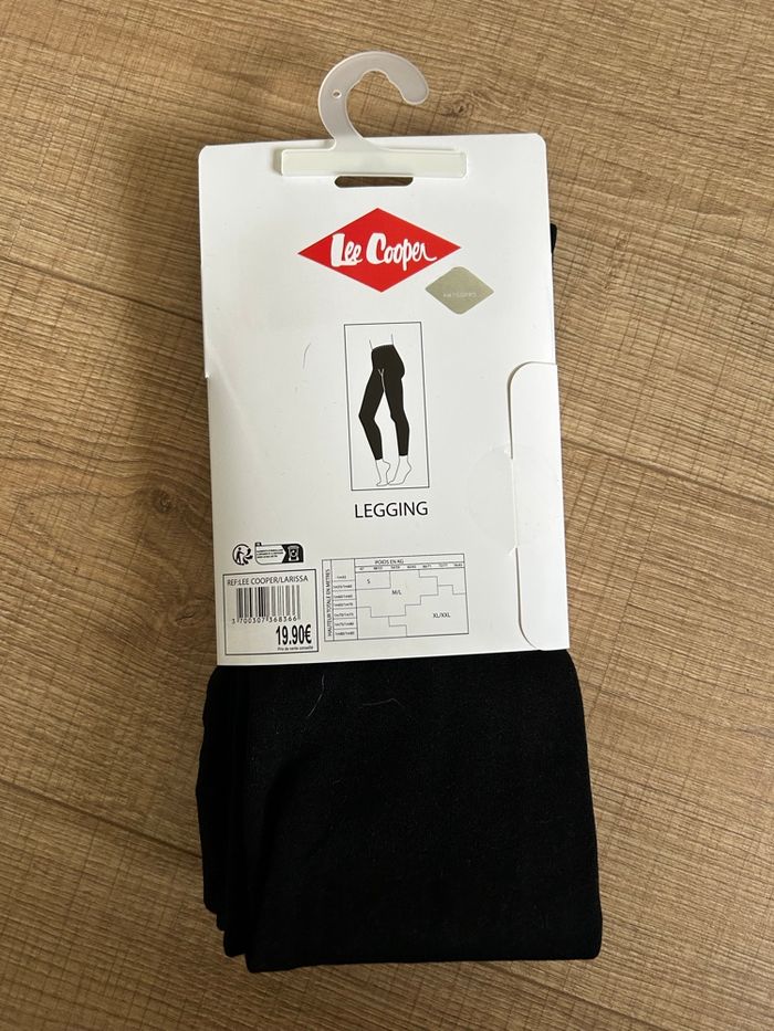 Legging noir neuf avec intérieur fourré Lee Cooper taille XL (valeur 19,90€) - photo numéro 2