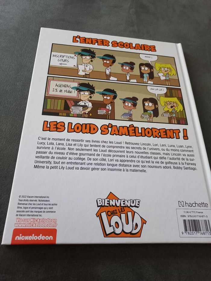 Livre bd bienvenue chez les loud c'est la rentrée - photo numéro 2
