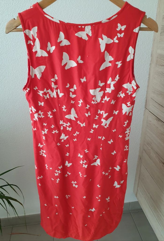 Robe rouge street one papillons - photo numéro 5