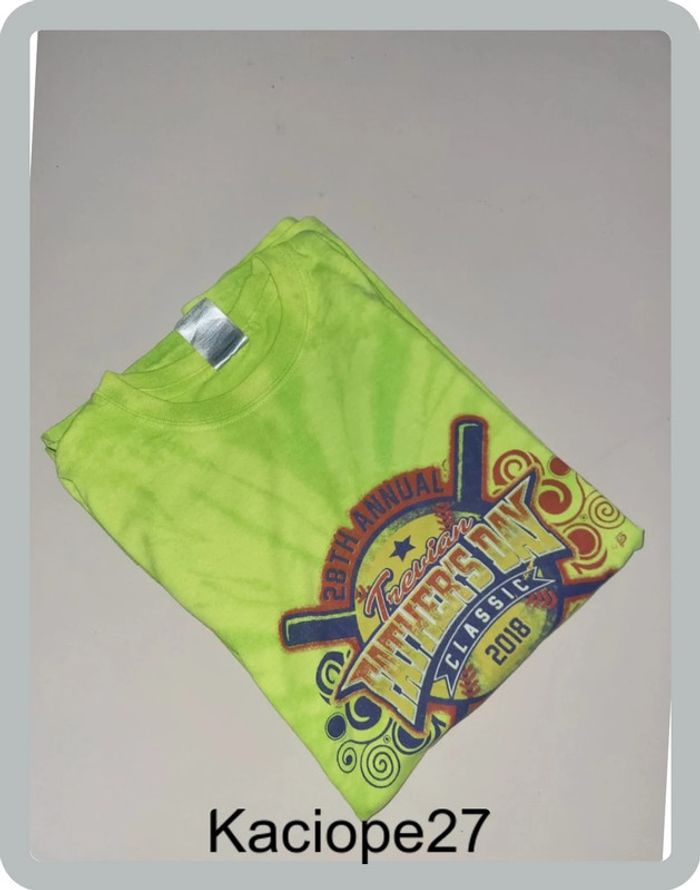 T-shirt vintage fluo Trevian Father's Day Classic 2018 – Gildan M – Édition Collector - photo numéro 2