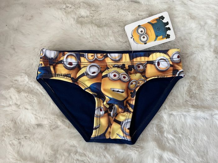 Maillot de bain, slip de bain les minions 3/4 ans