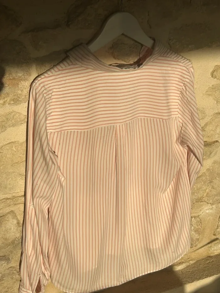 Chemise à rayures roses Naf Naf - photo numéro 2