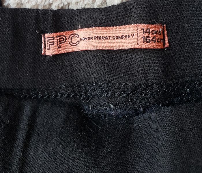 Jegging noir coupe Slim taille 14 ans - photo numéro 3