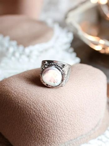 Magnifique bague style vintage ethnique