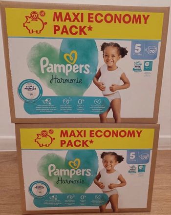 140 couche Pampers taille 5 