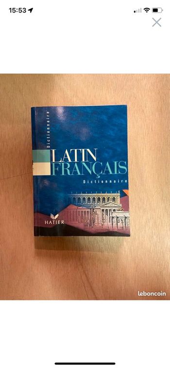 Dictionnaire latin français