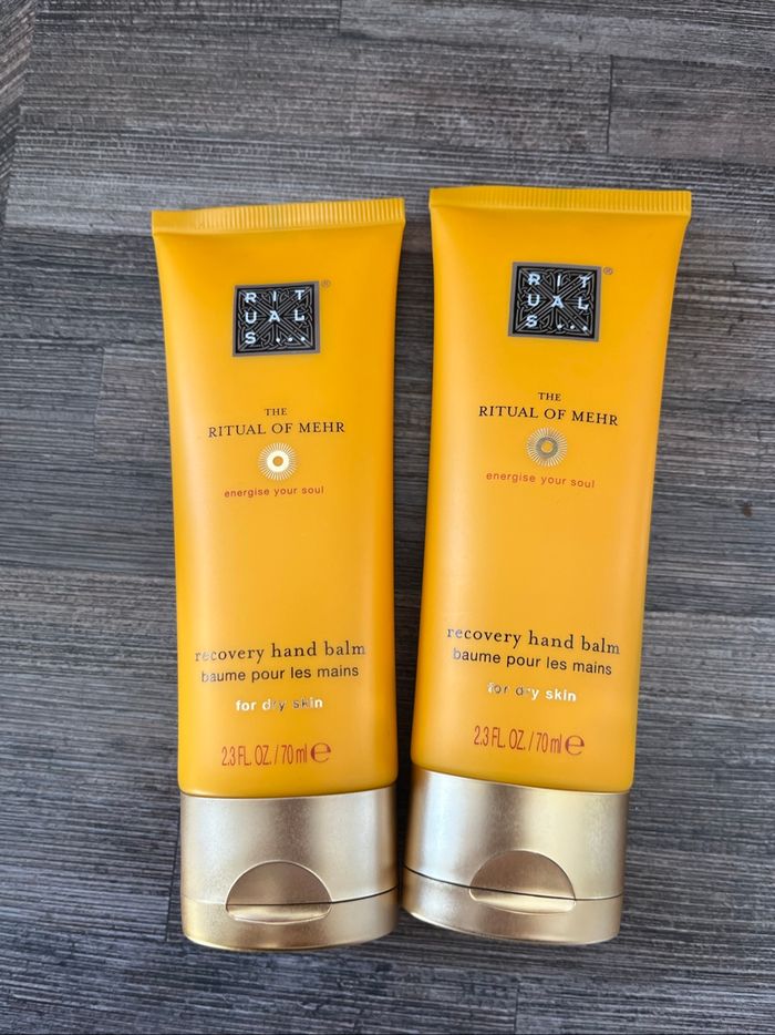 Lot de 2 crèmes main rituals of mehr 70mlx2 neuf