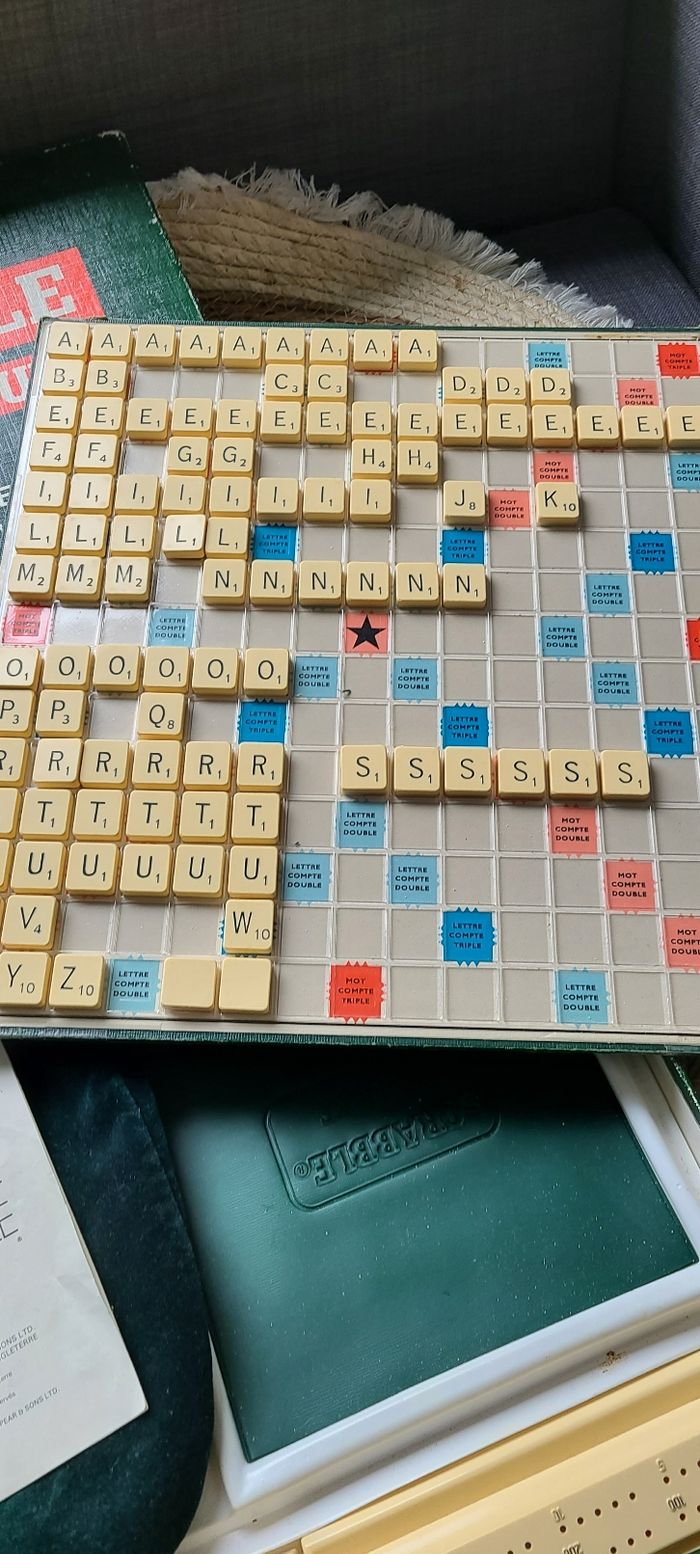 Jeu complet scrabble deluxe - photo numéro 2