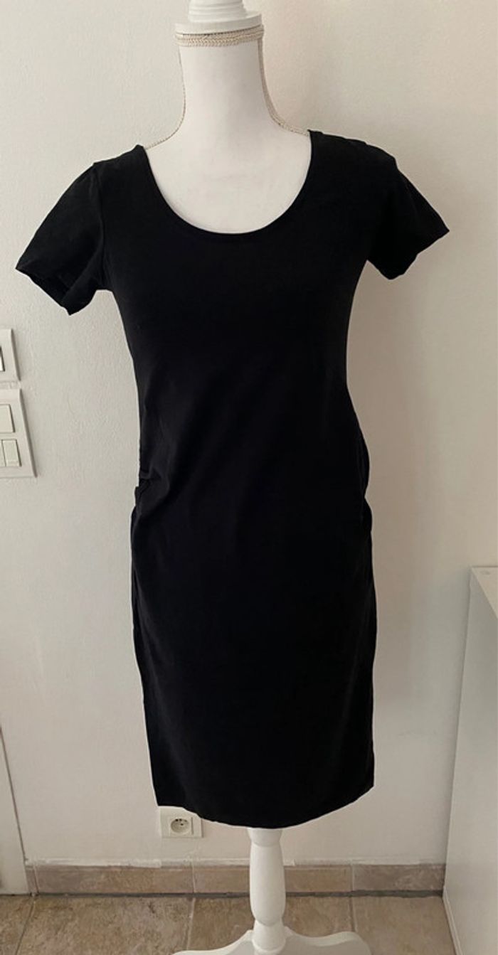H&M Mama Robe Grossesse Noire Taille 36/D - photo numéro 2