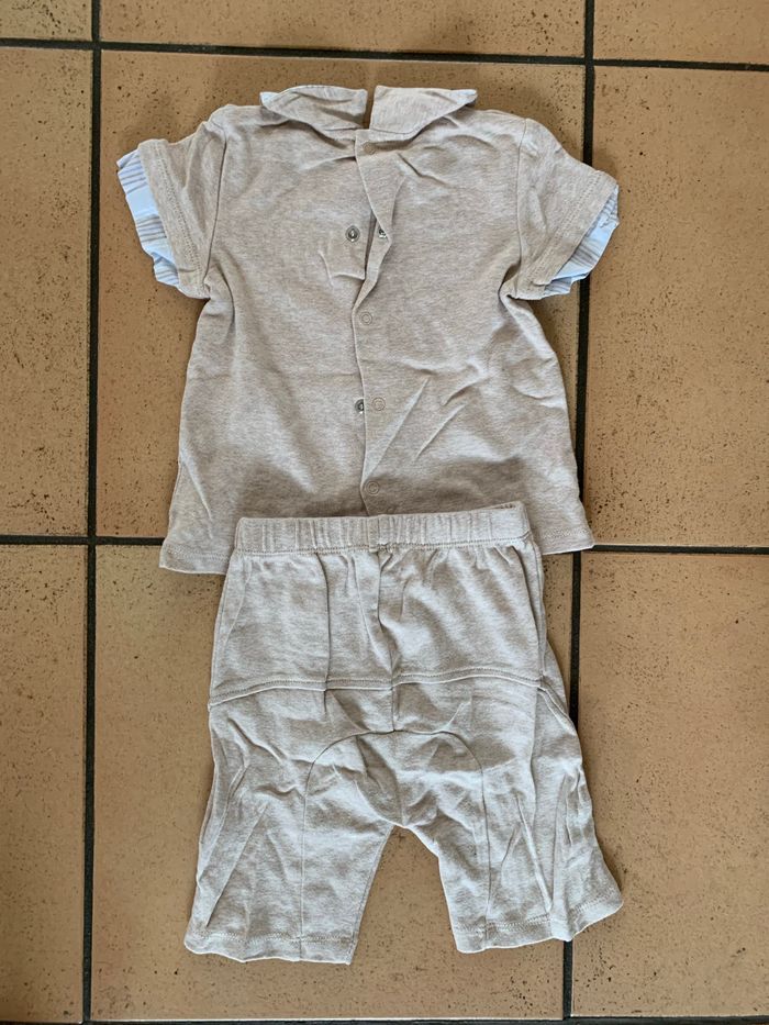 Ensemble bébé 12 mois Vertbaudet été - photo numéro 2