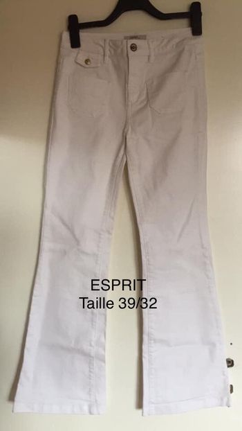 Jeans Esprit blanc Taille 39/32 Flare