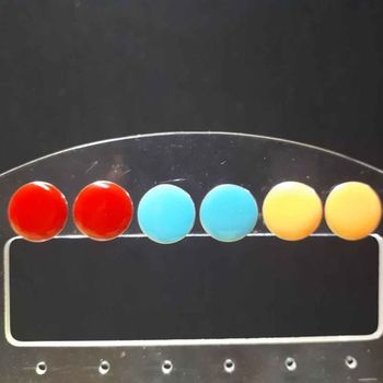 3 Paires de boucles d'oreilles