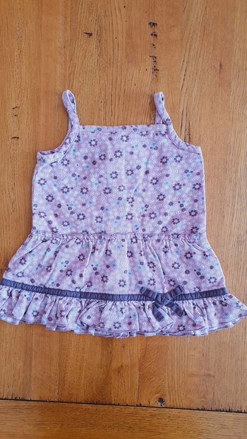 Robe en velours  taille 6mois