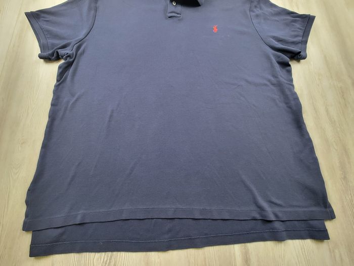 Polo Ralph Lauren Custom Fit bleu marine coton épais XL - photo numéro 4