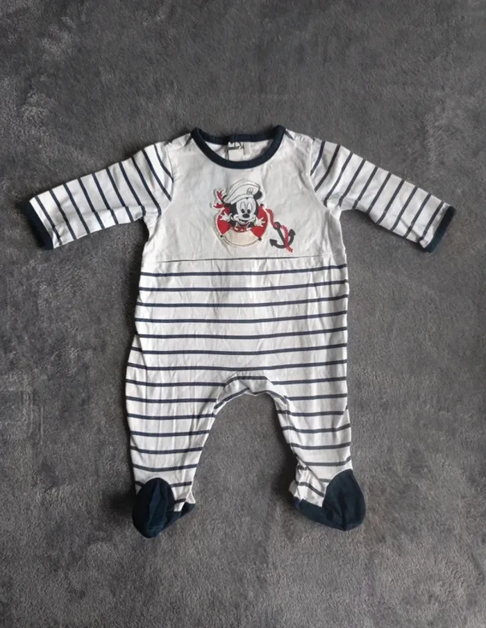 Pyjama coton 1 mois - photo numéro 2