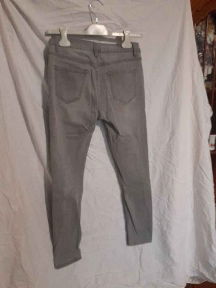 Jeans skinny gris - photo numéro 5