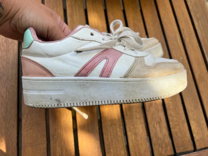 Basket tricolore taille 32 chaussea - photo numéro 2