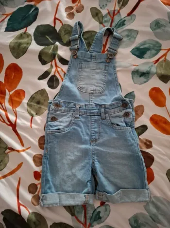 Salopette short en jeans 🥨