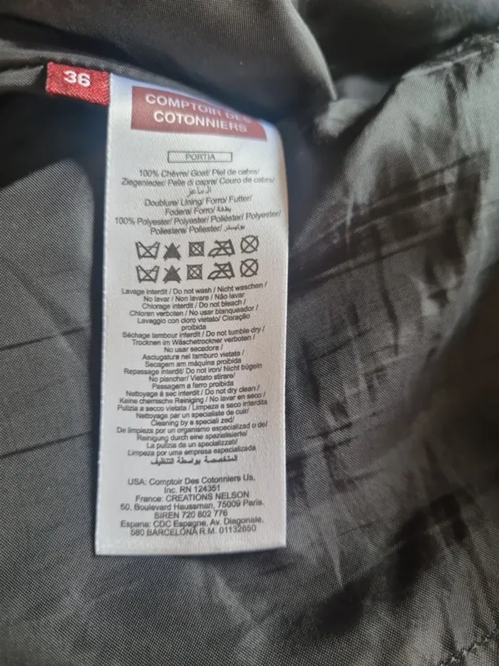 Jupe cuir noir - photo numéro 6