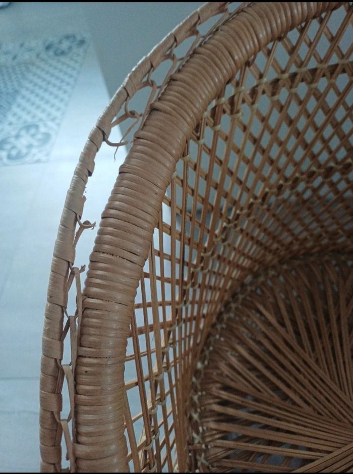 Chaise en rotin pour enfant - photo numéro 8