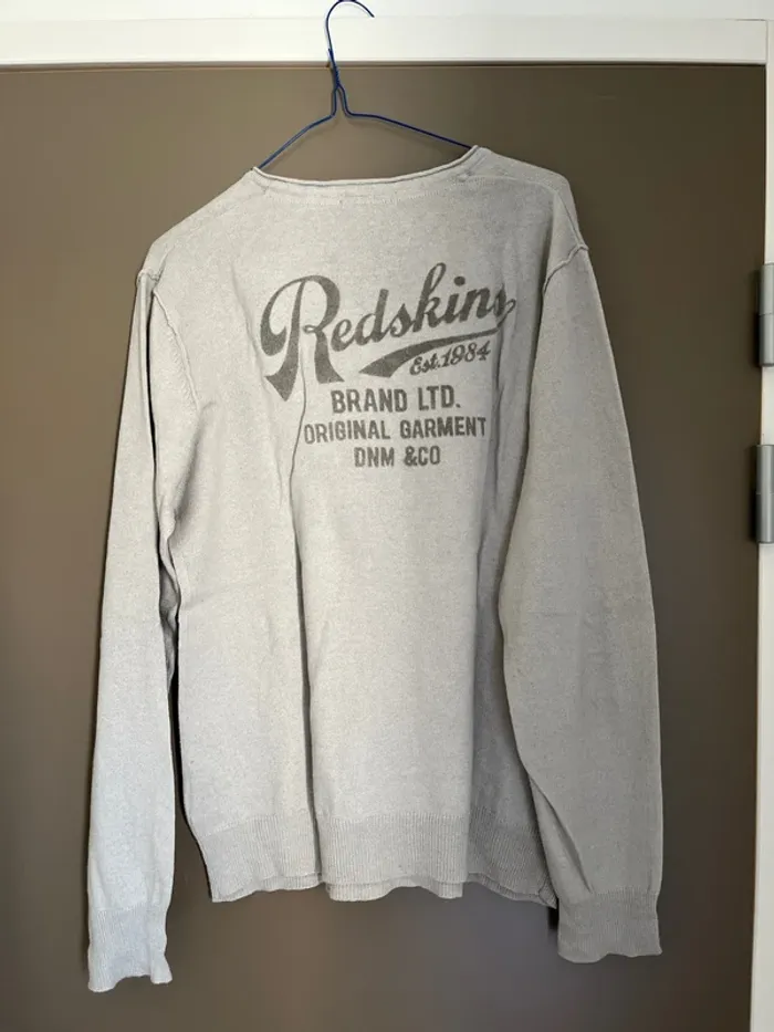 Pull homme gris clair taille M Redskins - photo numéro 8