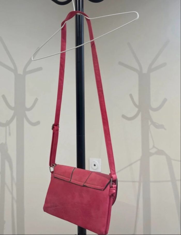 Sac en bandoulière rose - photo numéro 3