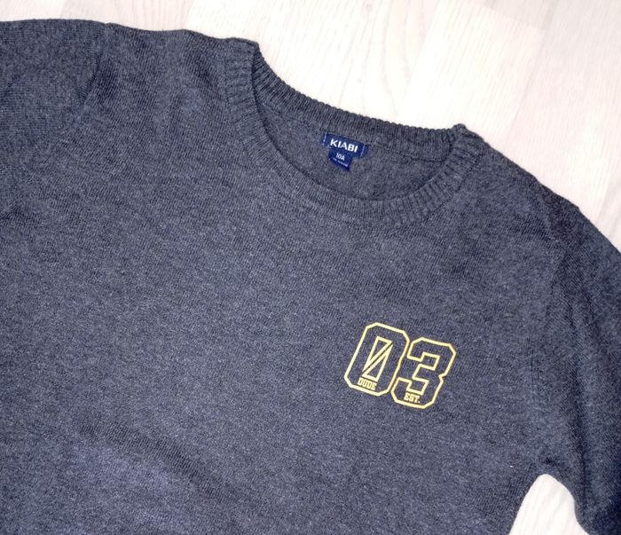 Pull gris chiné foncé Kiabi 
T. 10 ans - photo numéro 2