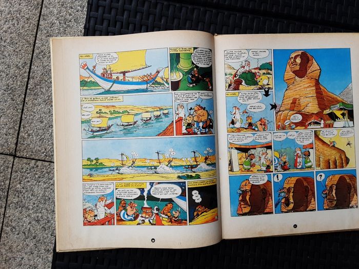 Bd édition originale de 1965 une aventure d asterix le gaulois Titre asterix et cleopatre - photo numéro 7