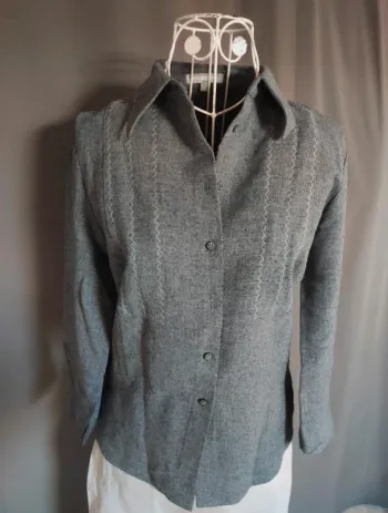 Veste grise chic Naf Naf 36