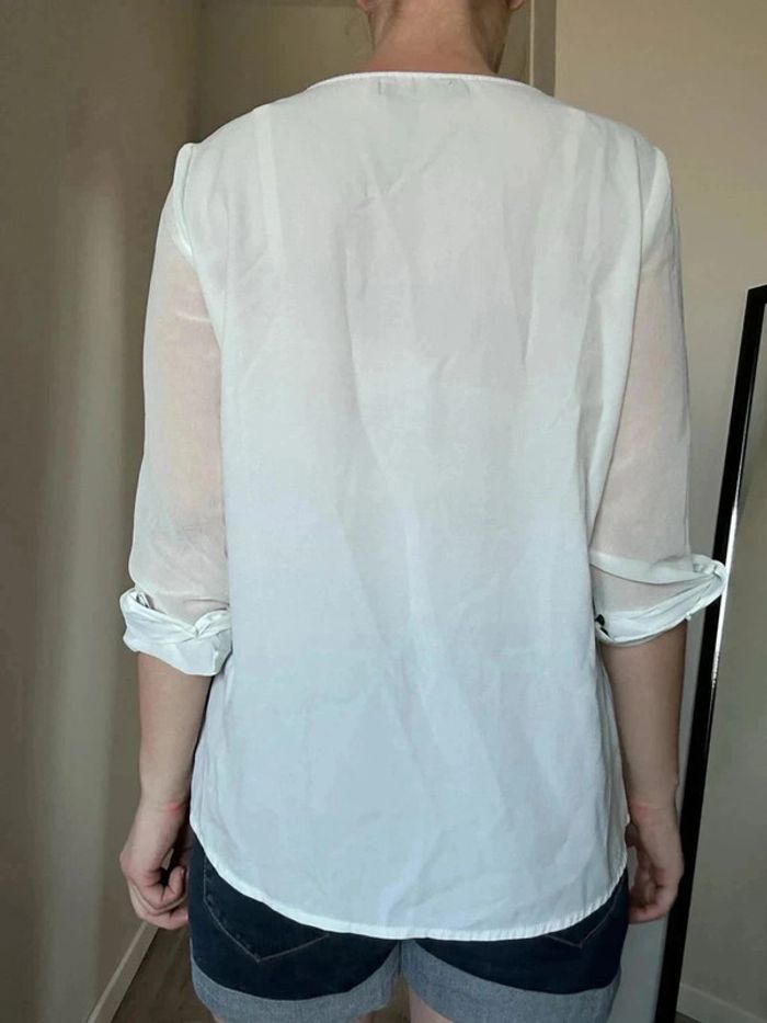 Grace & Mila Blouse blanche - Taille 38 - Très bon état - photo numéro 14