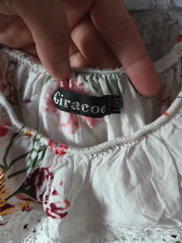 Combi short fleuri taille L-XL - photo numéro 2