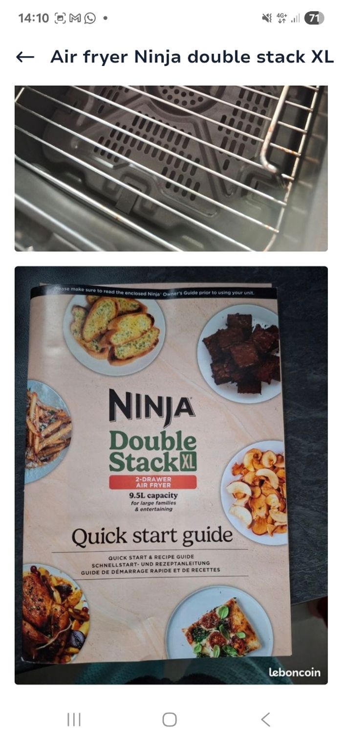 Ninja double stack xl  9.5l - photo numéro 2