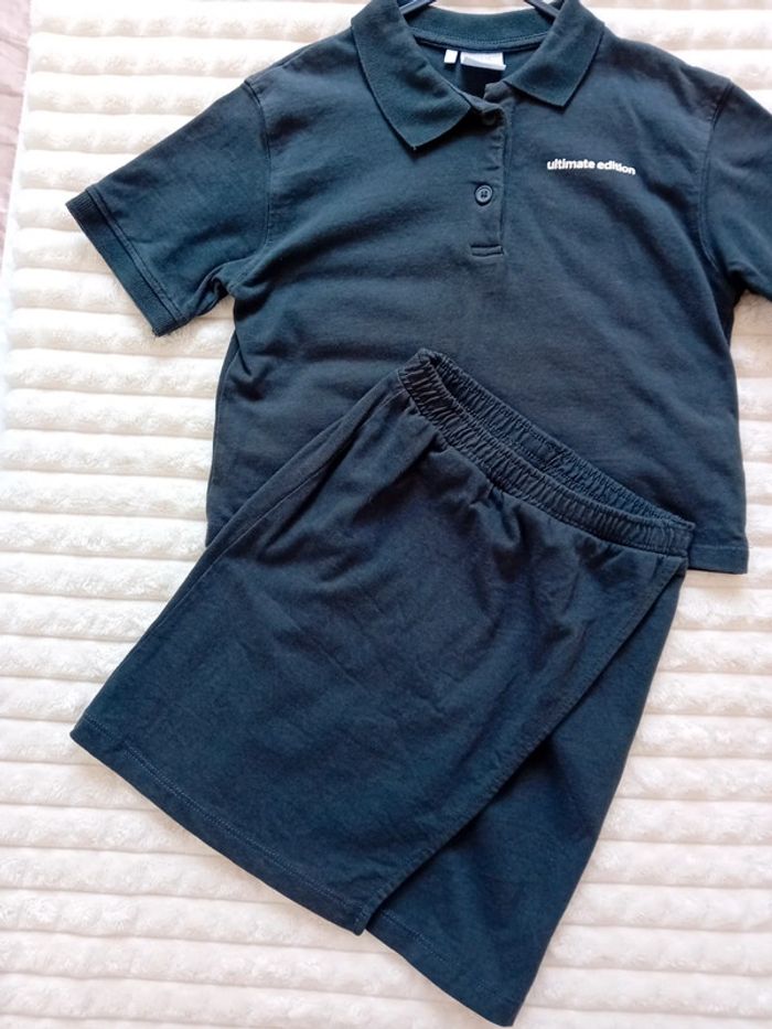 Ensemble jupe+polo fille 6ans Zara 🩶🌼 - photo numéro 2