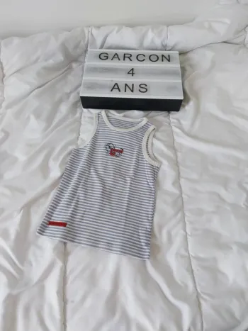 Débardeur garçon 4 ans