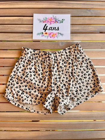 Short en coton léopard h&m