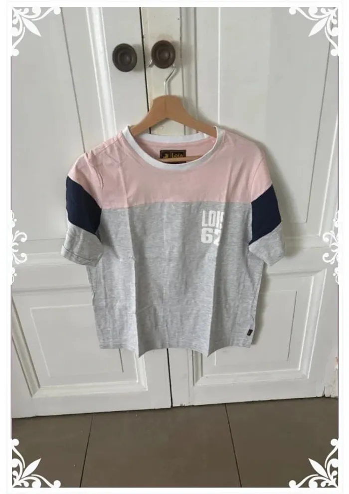 🎨 T-shirt colorblock LOIS - Taille XL - photo numéro 2