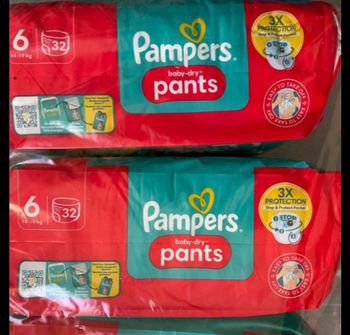 Lot de 2 paquets de couches culottes Pampers taille 6 à 25€ 
Avec le code 
PALMIER30
Le lot passe à 17,50€