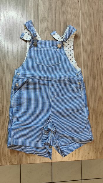 Lot salopette petit bateau  12 mois