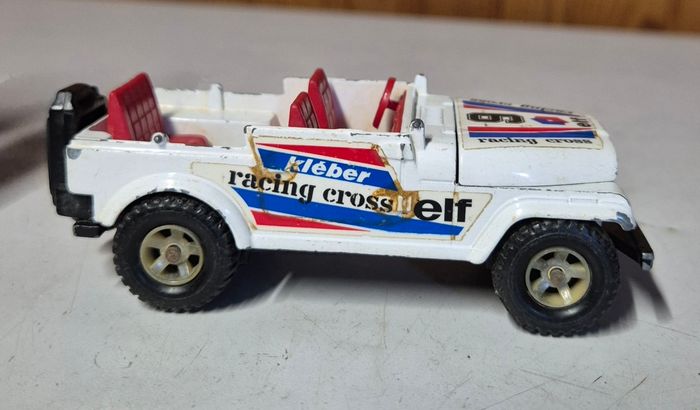 Majorette Jeep 1/32 – Rally Cross Elf Kléber – vintage - photo numéro 3