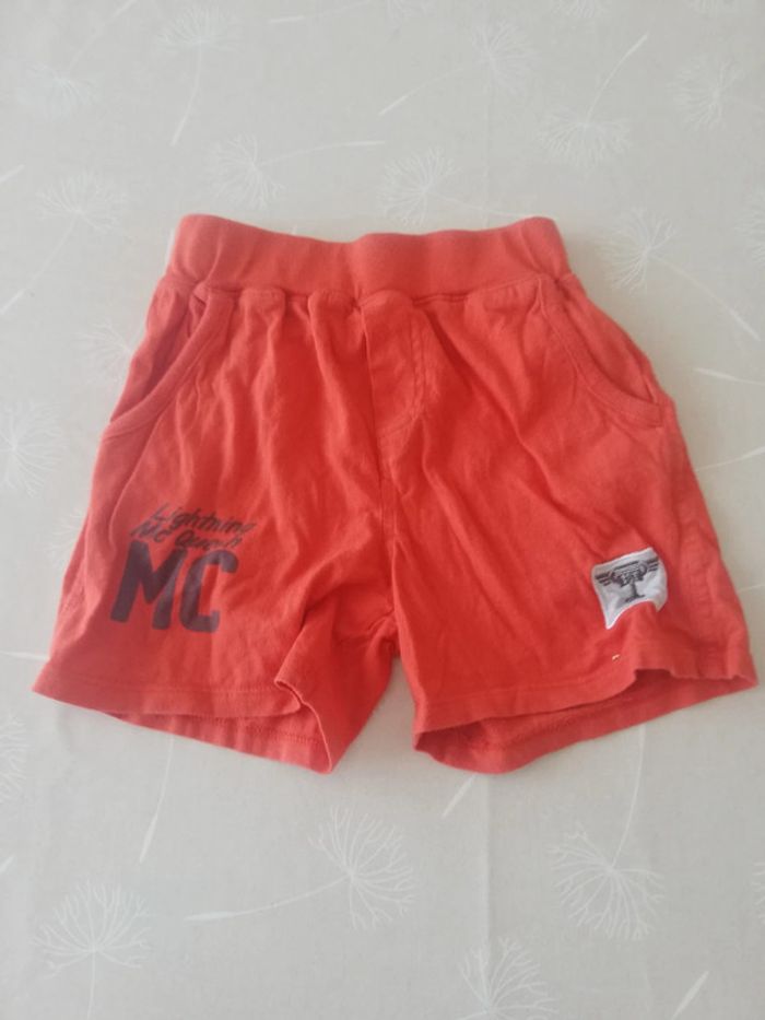 Short orange cars 4/5 ans