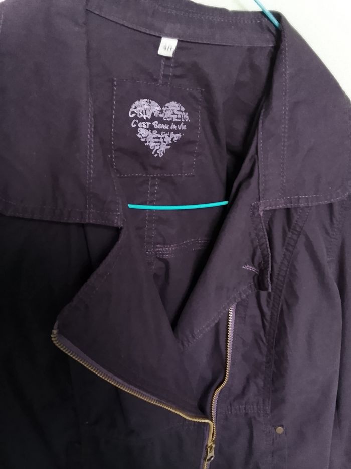 Veste violine Devianne - photo numéro 8