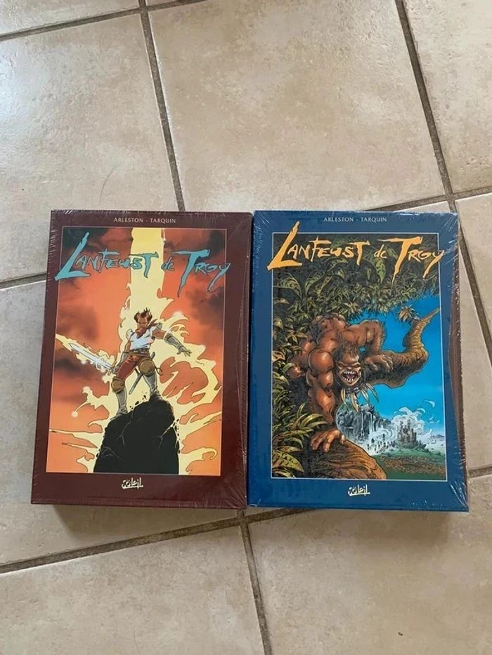 lanfeuts de troy lot de 2 coffrets soit 8 bd