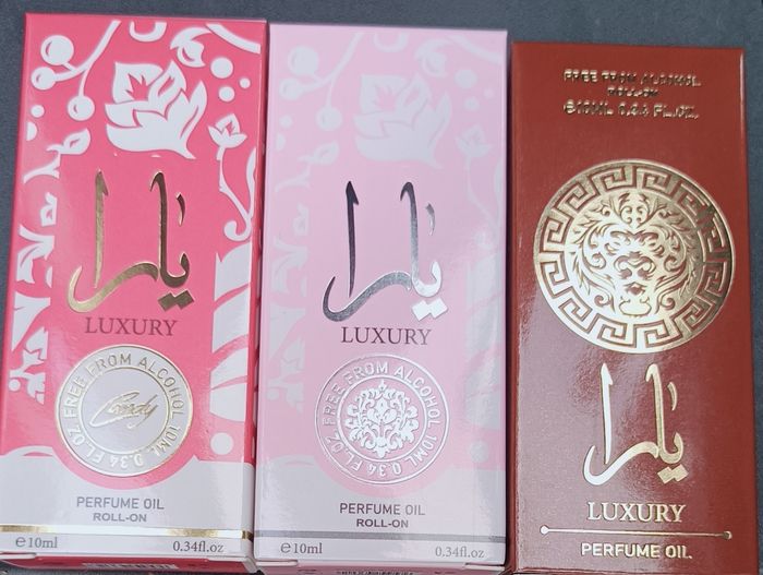 Lot de 3 parfums roll-on 10ml LUXURY – Inspirations Yara Candy, Yara Rose & Assad Bourbon – Sans alcool - photo numéro 4