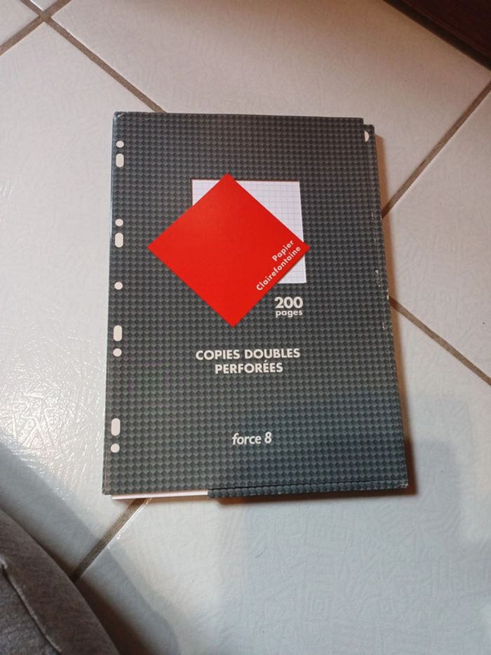 Copies doubles petits carreaux Clairefontaine