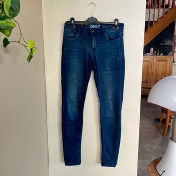 Jean skinny Only Blue Denim taille 29/32 stretch bleu foncé V053